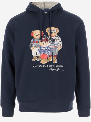 Cotton Blend Hoodiewith Polo Bear - Polo Ralph Lauren - Modalova