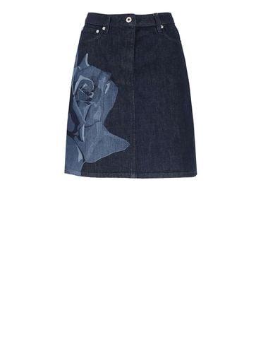 Kenzo Skirt With Rose Motif - Kenzo - Modalova