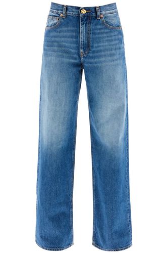 Wide Leg Jeans In Narida Sapphire Java Style - Blazé Milano - Modalova