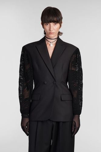 Magda Butrym Blazer In Black Silk - Magda Butrym - Modalova