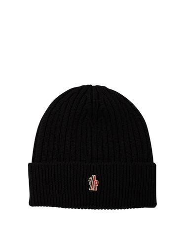 Logo Embroidered Knit Beanie - Moncler Grenoble - Modalova