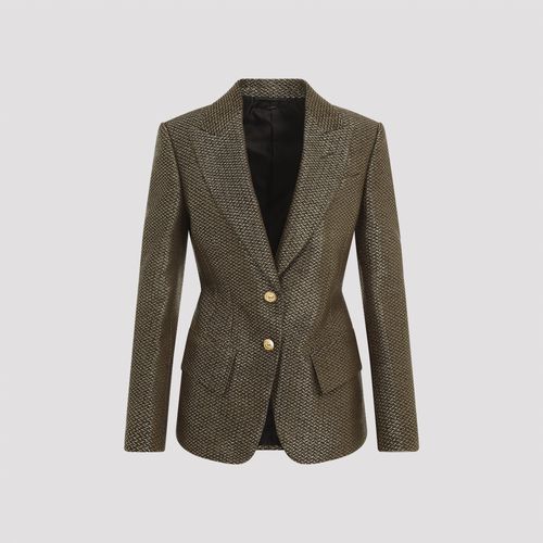 Boucle Single Breasted Jacket - Tom Ford - Modalova