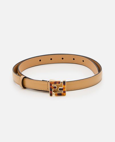 Fendi 2cm Leather Belt With Logo - Fendi - Modalova