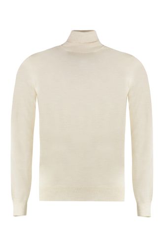 Turtleneck Merino Wool Sweater - Drumohr - Modalova