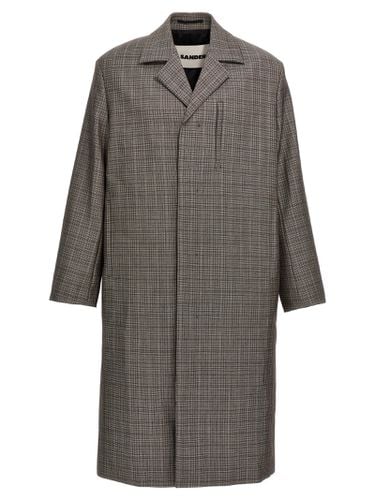 Jil Sander Check Long Coat - Jil Sander - Modalova