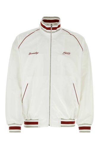 Givenchy White Nylon Bomber Jacket - Givenchy - Modalova