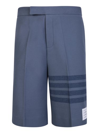 Twill Bermuda Shorts In Teal - Thom Browne - Modalova