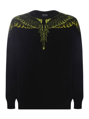 Sweatshirt icon Wings In Wool And Cashmere - Marcelo Burlon - Modalova