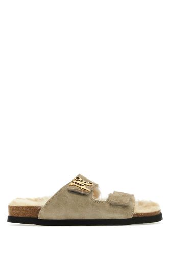 Palm Angels Sand Suede Slippers - Palm Angels - Modalova