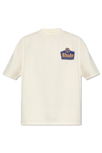 Rhude T-shirt With Logo - Rhude - Modalova