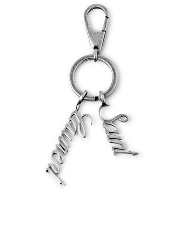 Saint Laurent Logo Charm Keyring - Saint Laurent - Modalova