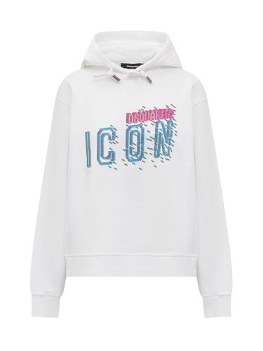 Dsquared2 Icon Pixeled Hoodie - Dsquared2 - Modalova