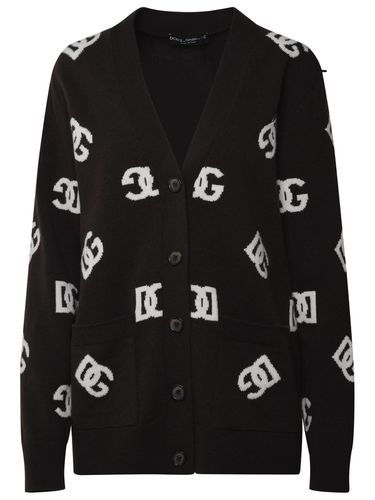 Dolce & Gabbana Brown Wool Cardigan - Dolce & Gabbana - Modalova