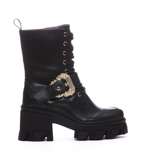 Drew Baroque Buckle Lace-up Ankle Boots - Versace Jeans Couture - Modalova