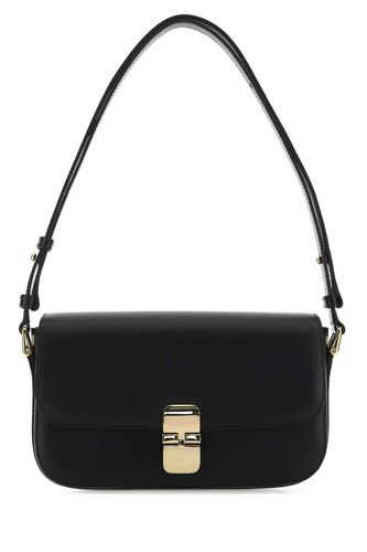 A. P.C. Black Leather Grace Shoulder Bag - A.P.C. - Modalova