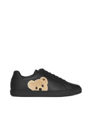 Teddy Bear Leather Low-top Sneakers - Palm Angels - Modalova