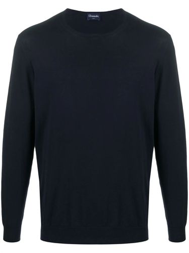 Drumohr Blue Cotton Jumper - Drumohr - Modalova