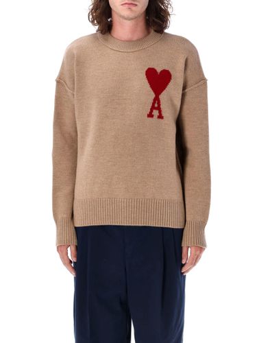 Red Adc Sweater - Ami Alexandre Mattiussi - Modalova