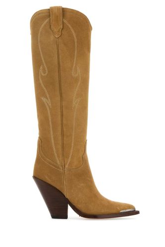 Sonora Camel Suede Rancho Boots - Sonora - Modalova