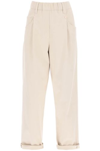 Loose-fit Cotton Pants - Brunello Cucinelli - Modalova