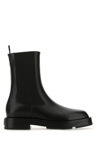 Givenchy Black Leather Boots - Givenchy - Modalova