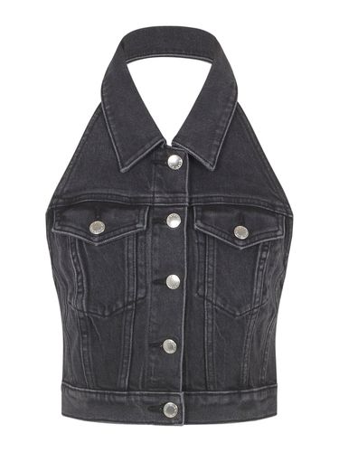 Comfort Stretch Denim Halter Top - Alexander Wang - Modalova