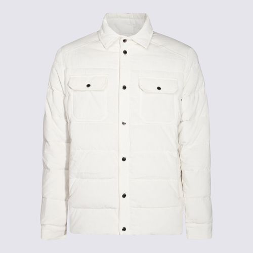 Moorer White Cotton Down Jacket - Moorer - Modalova