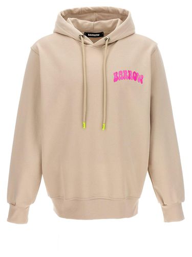 Logo Printed Drawstring Hoodie - Barrow - Modalova