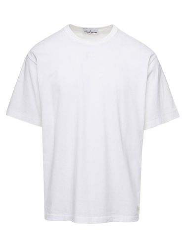 Oversize T-shirt With Embroidered Logo On The Chest - Stone Island - Modalova