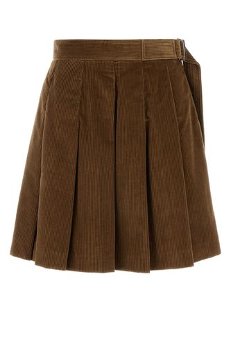 Caramel Corduroy Zucca Mini Skirt - Weekend Max Mara - Modalova