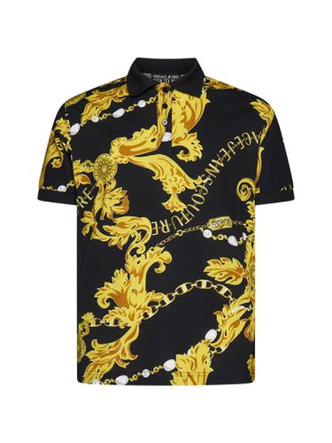 Chain Couture Two Buttons Polo Shirt - Versace Jeans Couture - Modalova