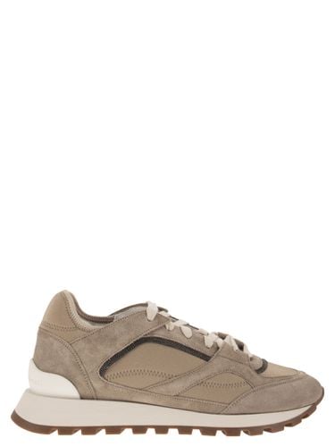 Monile Suede Sneakers - Brunello Cucinelli - Modalova