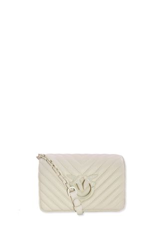 Logo-plaque Quilted Crossbody Bag - Pinko - Modalova