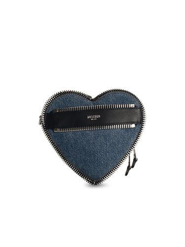 Moschino Blue Denim Crossbody Bag - Moschino - Modalova