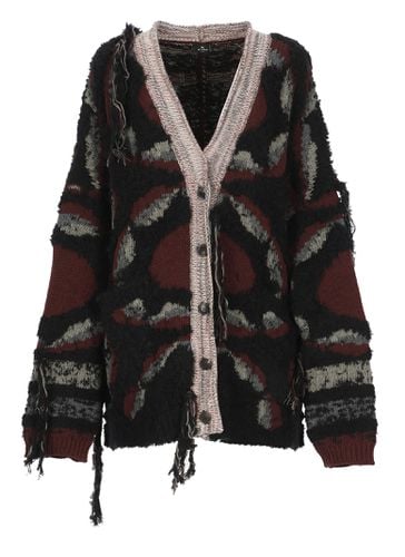 Etro Fringed Oversized Cardigan - Etro - Modalova