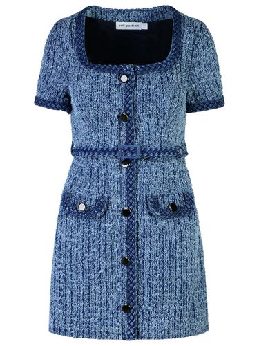 Jeans Cotton Blend Dress - self-portrait - Modalova