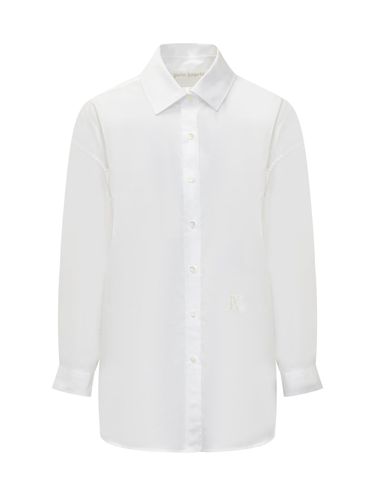 Monogram Embroidered Buttoned Shirt - Palm Angels - Modalova