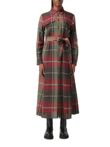 Plaid Checked Belted Midi Shirt Dress - Polo Ralph Lauren - Modalova