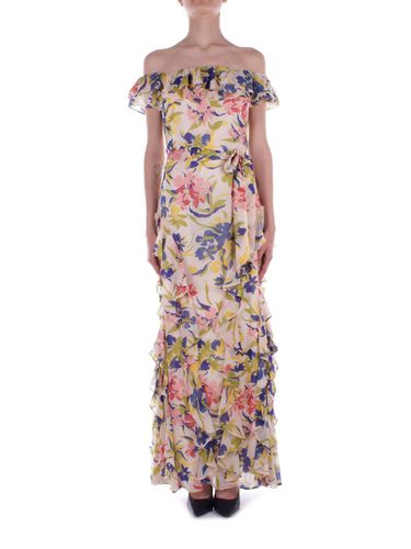 Off-shoulder Floral Printed Dress - Polo Ralph Lauren - Modalova