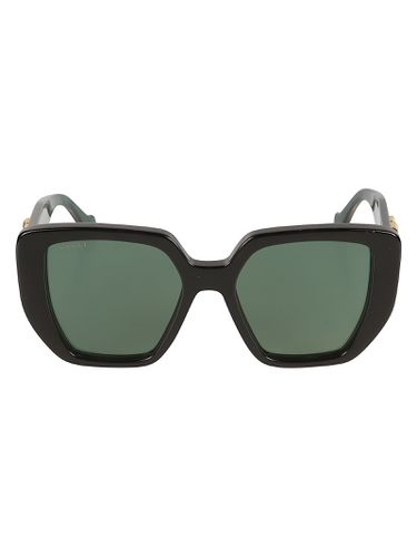 Double Gg Plaque Square Frame Sunglasses - Gucci Eyewear - Modalova