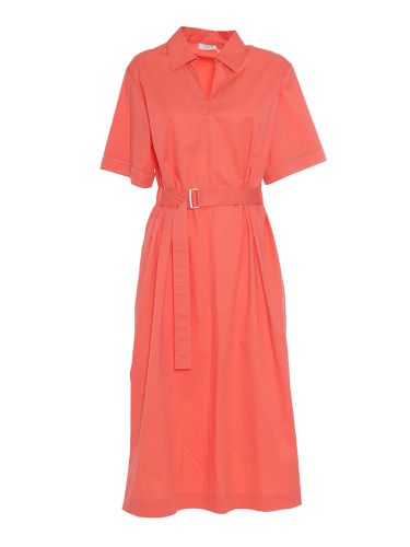 Peserico Coral Colored Midi Dress - Peserico - Modalova