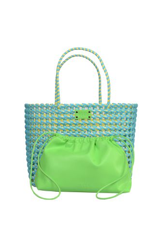 MSGM Logo Patch Basket Tote - MSGM - Modalova