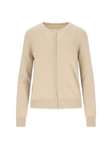 Malo Turn-neck Cardigan - Malo - Modalova