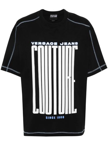 Logo Over T-shirt - Versace Jeans Couture - Modalova