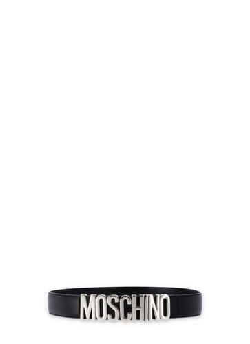 Moschino Lettering Logo Belt - Moschino - Modalova