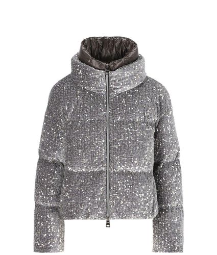 Herno Sequin Embellished Coat - Herno - Modalova