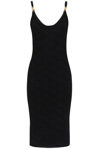 Versace Monogram Knit Mini Dress - Versace - Modalova