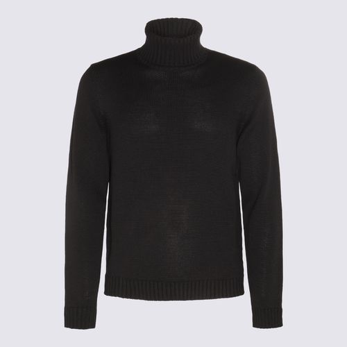 Wool Funnel Neck Jumper - Zanone - Modalova