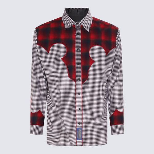 Multicolor Cotton Check Stripe Shirt - Maison Margiela - Modalova