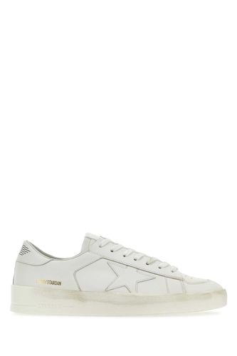 White Leather Stardan Sneakers - Golden Goose - Modalova